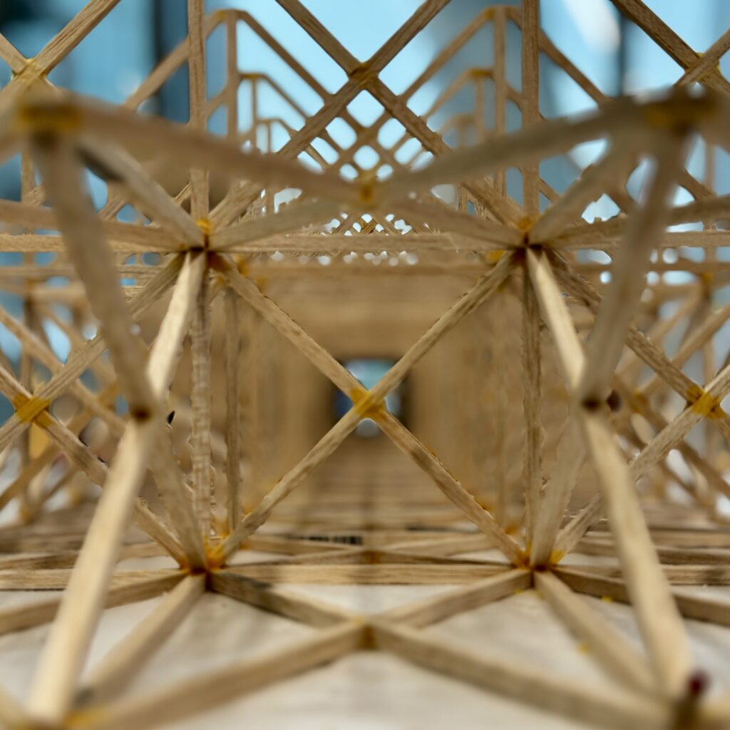 balsa wood tower