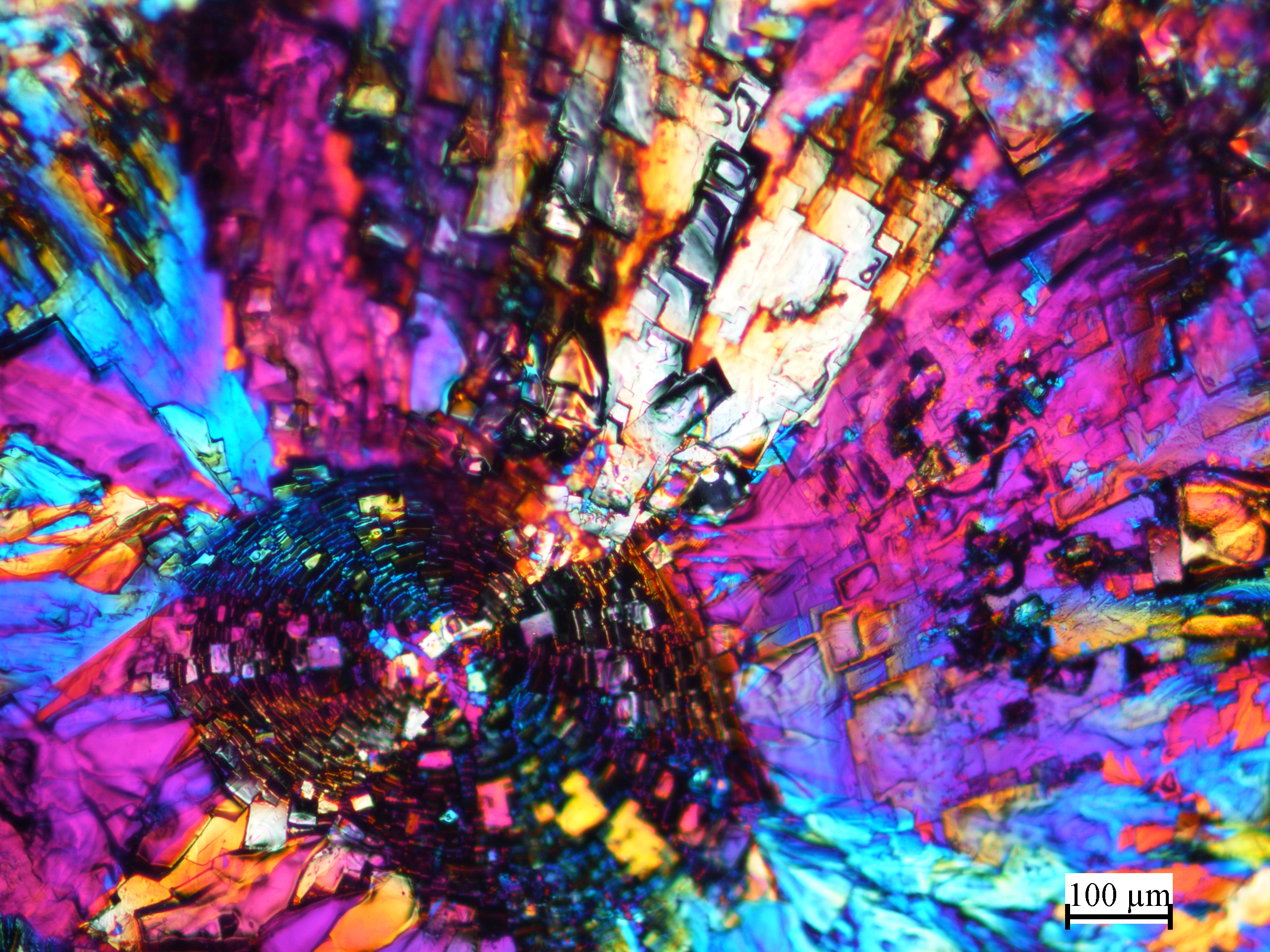 crystal formation of a special type polyhedral oligomeric silsesquioxane (POSS) solvent-casted with chloroform