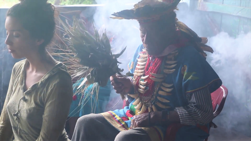 healing session conducted by a 106-year old A'i indigenous shaman